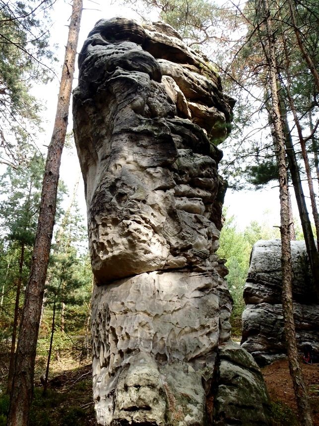 Sklaní útvar Poustevník. Český Ráj